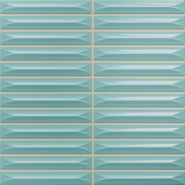 Плитка Ceramica Deseo Arrow Sky Brillo 1.5*10 20х20 см