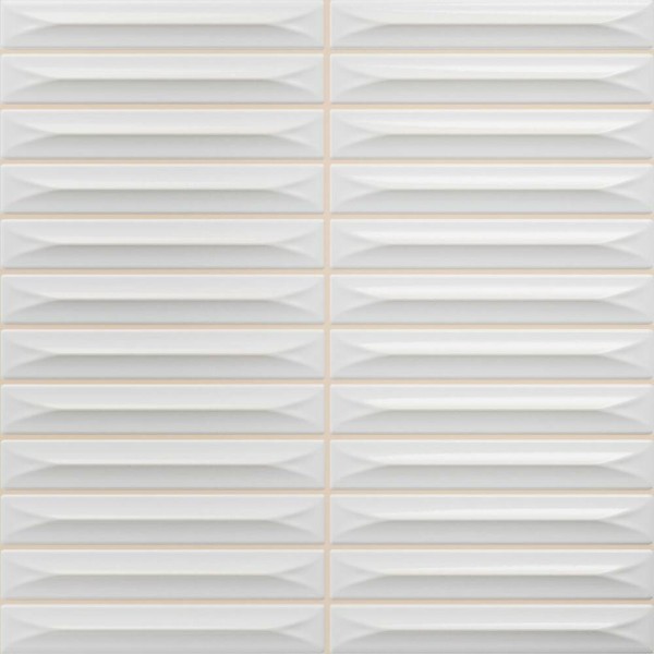 Плитка Ceramica Deseo Arrow White Brillo 1.5*10 20х20 см