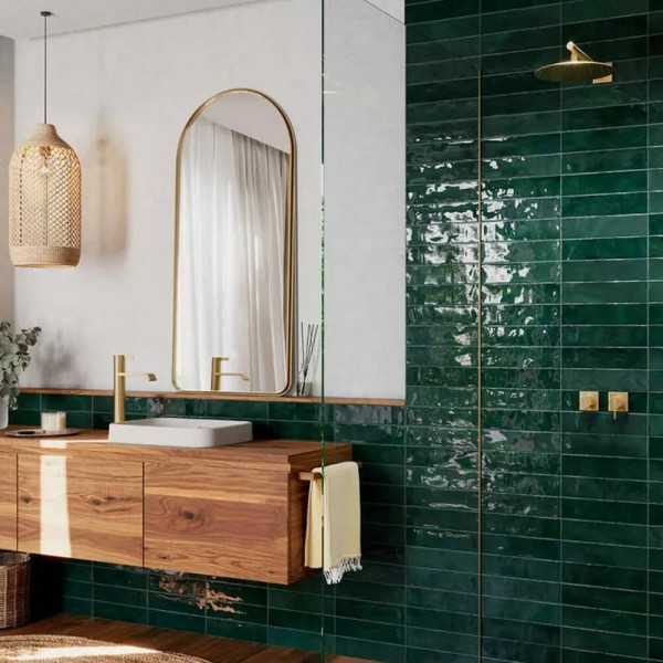 Плитка Ceramica Deseo Nairobi Green 7.5х30 см