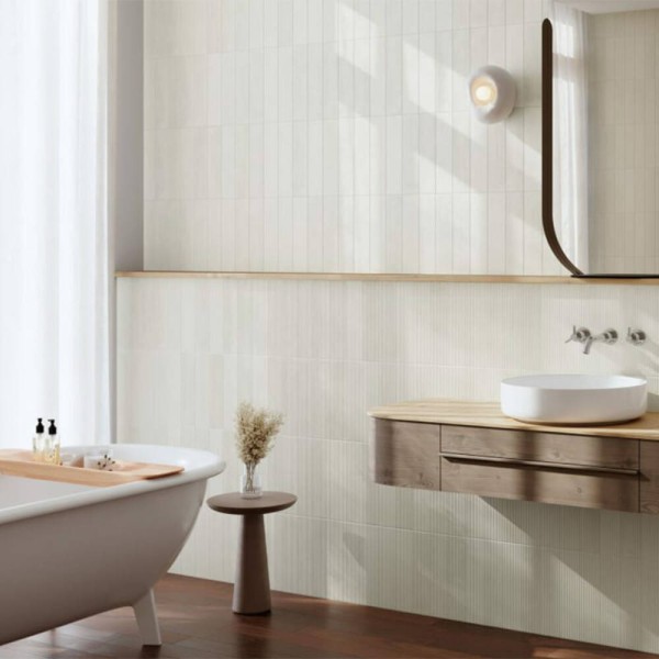Плитка Ceramica Deseo Terre Off White Lineal 7.5х30 см