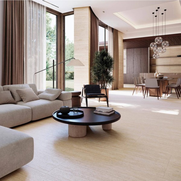 Керамограніт Porcelanosa 100362300 Taranto Marfil L 59,6x120(A) см