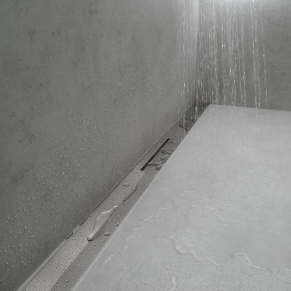 Решітка для душового каналу Hansgrohe RainDrain Flex Wall 56052000 хром 900 мм