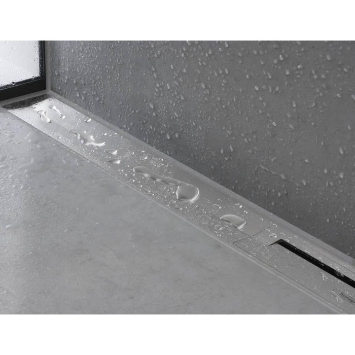 Решітка для душового каналу Hansgrohe RainDrain Flex Wall 56052000 хром 900 мм Решітка для душового каналу Hansgrohe RainDrain Flex Wall 56052000 хром 900 мм