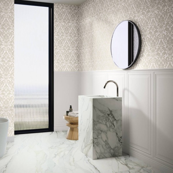Фриз Ape Zocalo Bellagio Bianco 10x60 см