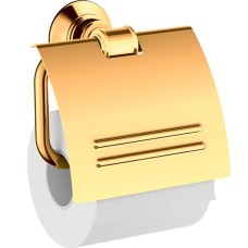 Тримач для туалетного паперу Axor Montreux 42036990 з кришкою, золото полірований