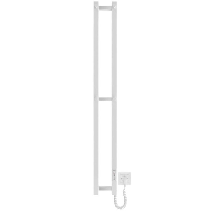 Рушникосушарка електрична Hygge Family Slim 3.164.045797.WM 1170х140 мм в комплекті з прихованим підключенням, білий матовий