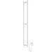 Рушникосушарка електрична Hygge Family Slim 3.164.045797.WM 1170х140 мм в комплекті з прихованим підключенням, білий матовий