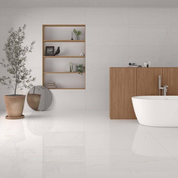 Керамограніт Almera Ceramica (Spain) Lab. Bianco Mare Gold 90x90 см