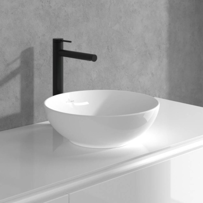 Змішувач для раковини Villeroy&Boch Loop&Friends TVW106106153K5 високий, чорний матовий