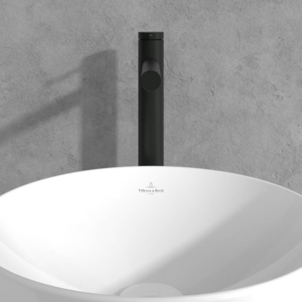 Змішувач для раковини Villeroy&Boch Loop&Friends TVW106106153K5 високий, чорний матовий