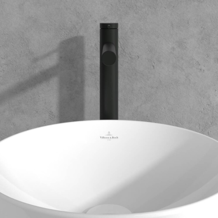 Змішувач для раковини Villeroy&Boch Loop&Friends TVW106106153K5 високий, чорний матовий