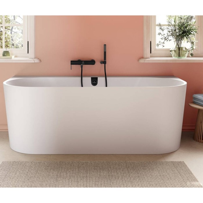 Змішувач для ванни Villeroy&Boch Loop&Friends TVT106501153K5 чорний матовий