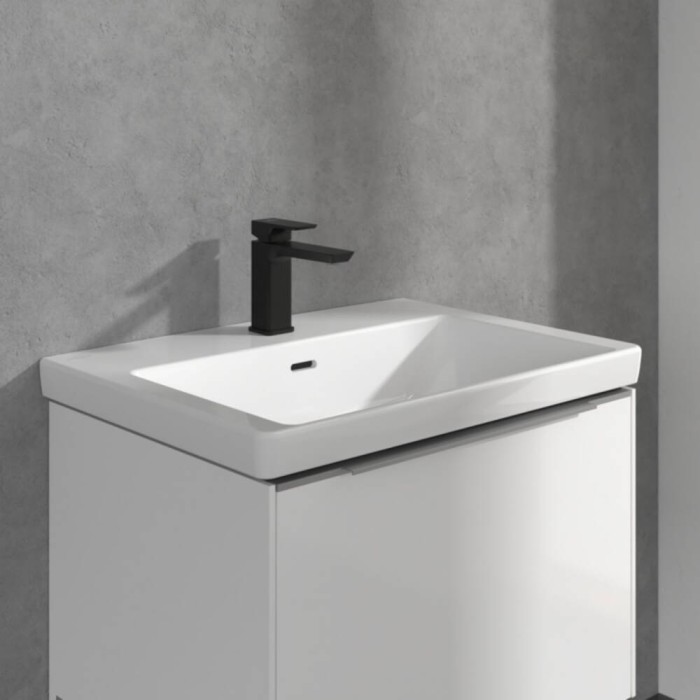 Змішувач для раковини Villeroy&Boch Subway 3.0 TVW112003000K5 чорний матовий
