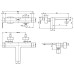 Змішувач для ванни Villeroy&Boch Subway 3.0 TVT112002000K5 чорний матовий