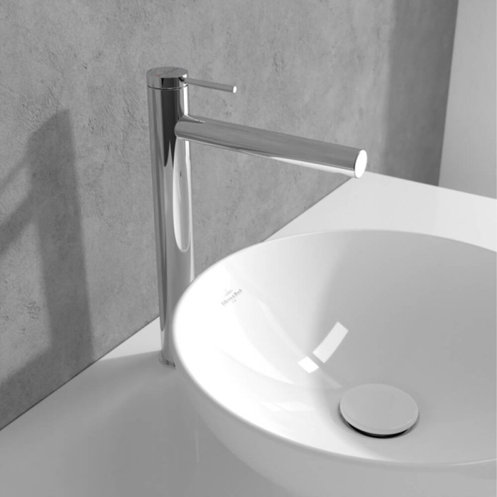 Змішувач для раковини Villeroy&Boch Loop&Friends TVW10610615361 високий, хром Змішувач для раковини Villeroy&Boch Loop&Friends TVW10610615361 високий, хром