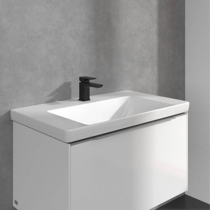 Змішувач для раковини Villeroy&Boch Subway 3.0 TVW112001001K5 чорний матовий