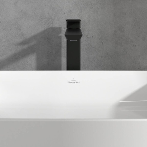 Змішувач для раковини Villeroy&Boch Subway 3.0 TVW112004000K5 високий, чорний матовий