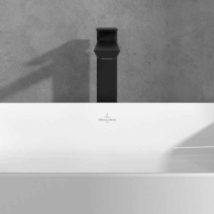 Змішувач для раковини Villeroy&Boch Subway 3.0 TVW112004000K5 високий, чорний матовий