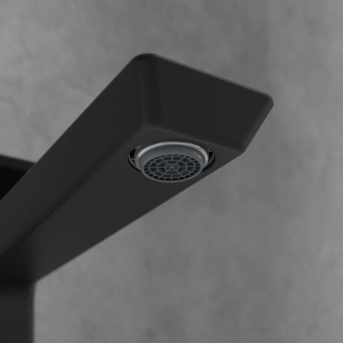 Змішувач для раковини Villeroy&Boch Subway 3.0 TVW112004000K5 високий, чорний матовий