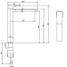 Змішувач для раковини Villeroy&Boch Subway 3.0 TVW112004000K5 високий, чорний матовий