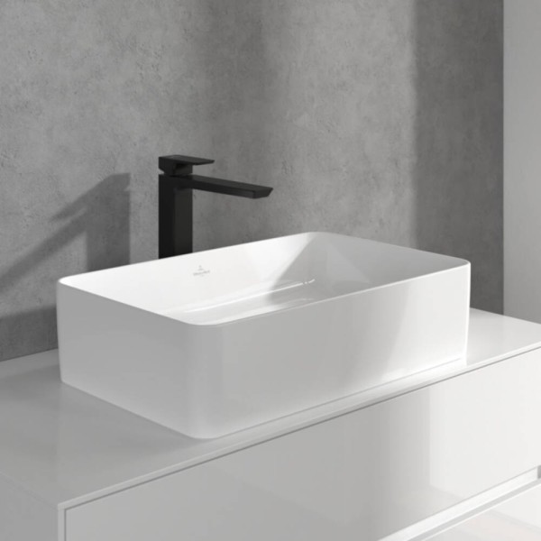 Змішувач для раковини Villeroy&Boch Subway 3.0 TVW112004000K5 високий, чорний матовий