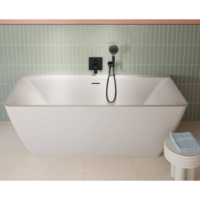 Змішувач прихованого монтажу для ванни/душу Villeroy&Boch Subway 3.0 TVS112003000K5 чорний матовий