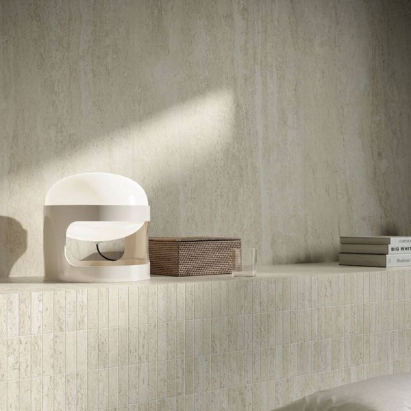 Керамограніт Italgraniti I Travertini TR01BA Travertino Bianco Vein Cut Sq. 60x120 см