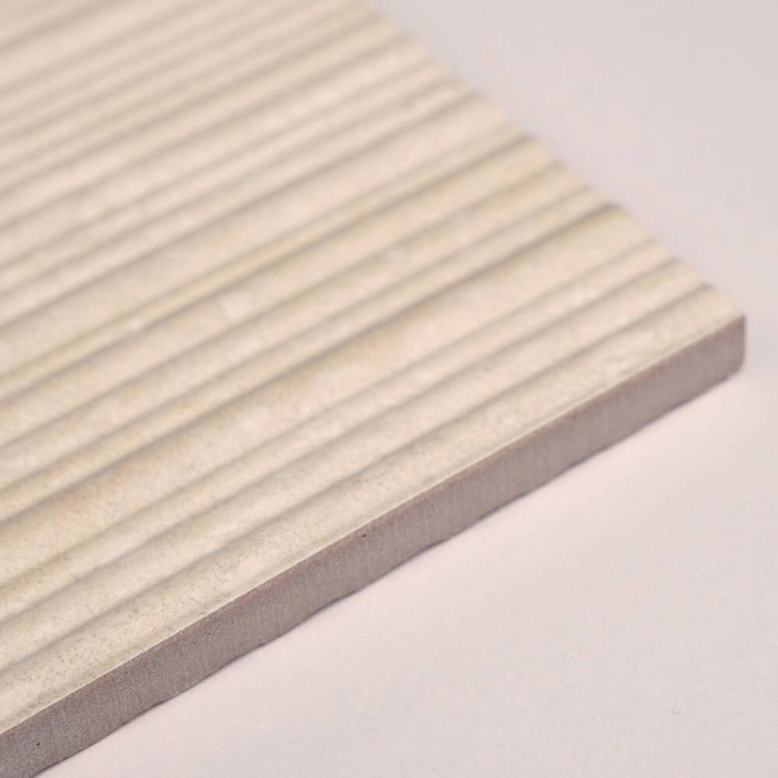 Керамограніт Italgraniti I Travertini TR01BAR Bianco Vein Cut Ribbed Sq. 60x120 см