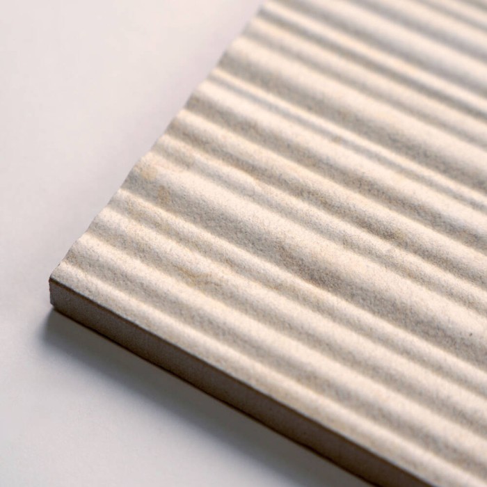Керамограніт Italgraniti I Travertini TR01BAR Bianco Vein Cut Ribbed Sq. 60x120 см