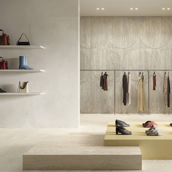 Керамограніт Italgraniti I Travertini TR0412 Travertino Beige Cross Cut Sq. 120x120 см