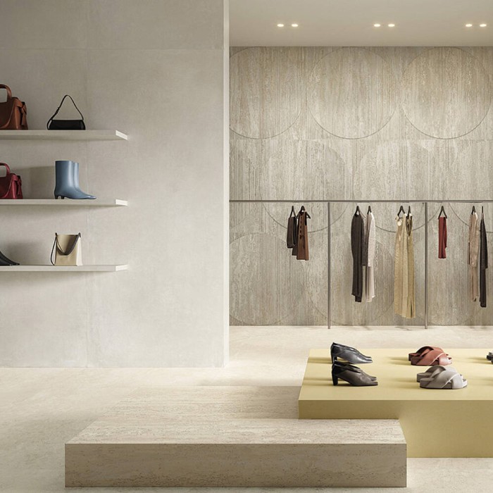 Керамограніт Italgraniti I Travertini TR0412 Travertino Beige Cross Cut Sq. 120x120 см