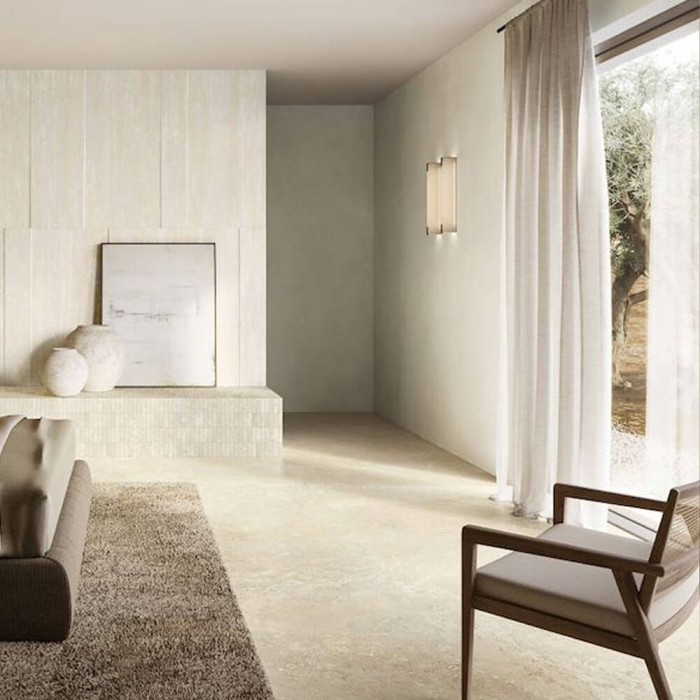 Керамограніт Italgraniti I Travertini TR0412 Travertino Beige Cross Cut Sq. 120x120 см