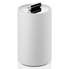 Косметична коробка Decor Walther Stone DMD M 0971354 з кришкою, білий матовий/хром