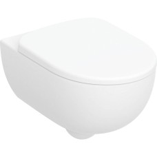 Унітаз підвісний Geberit Selnova Premium 502.793.00.1 без обідка, з кришкою Duroplast, SoftClose, Quickfix, білий глянець