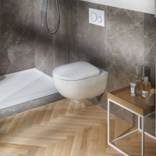 Унітаз підвісний Geberit Selnova Premium 502.793.00.1 без обідка, з кришкою Duroplast, SoftClose, Quickfix, білий глянець