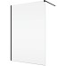 Душова стінка Ronal Easy BlackLine Walk-in STR4PA61200607 120х200 см профіль чорний матовий, скло прозоре Душова стінка Ronal Easy BlackLine Walk-in STR4PA61200607 120х200 см профіль чорний матовий, скло прозоре