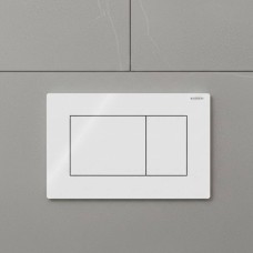 Клавіша змиву Geberit Sigma01 square 115.660.11.1 білий глянець