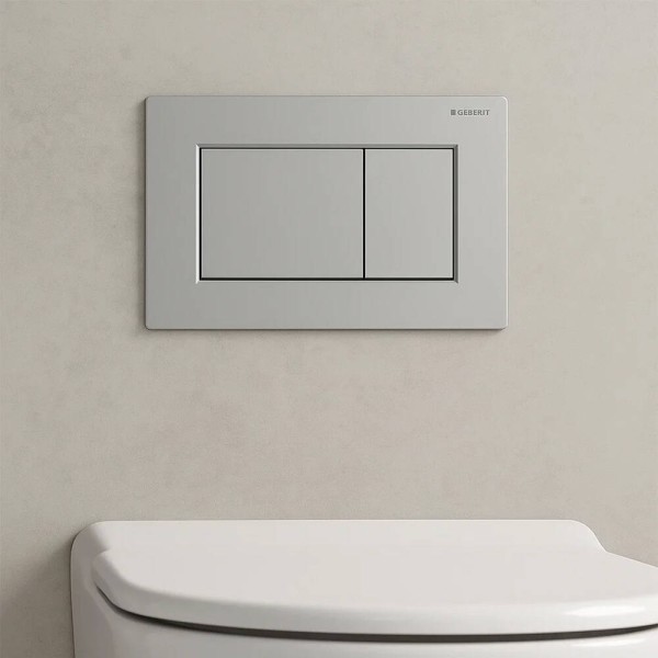 Клавіша змиву Geberit Sigma01 square 115.660.JQ.1 хром матовий