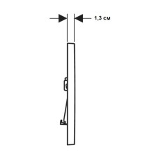 Клавіша змиву Geberit Sigma01 square 115.660.JQ.1 хром матовий
