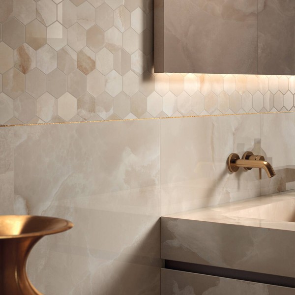 Керамограніт Mirage Onyce Coconut ON 01 PRL SQ 60x120 см