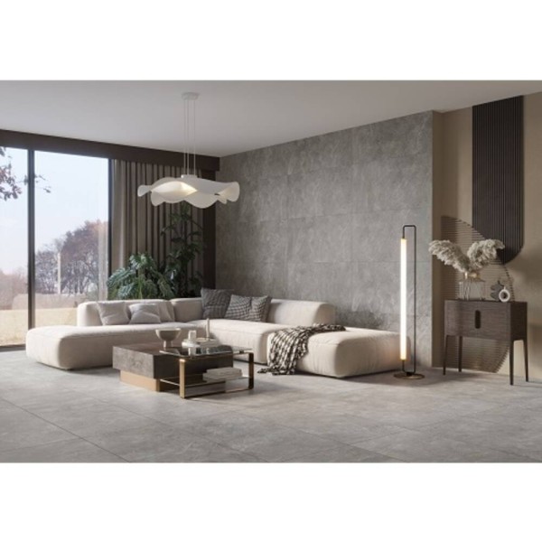 Керамограніт Ceramika Gres Gres Rush Grey Rect 59,7х119,7 см