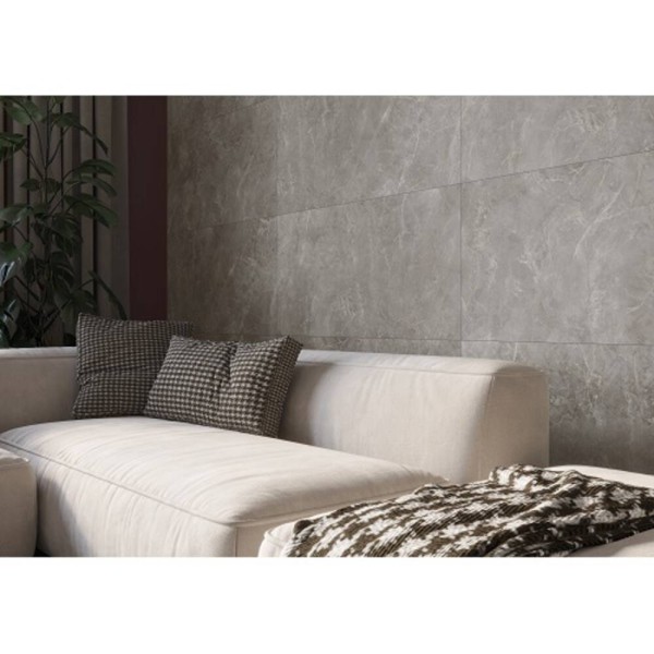 Керамограніт Ceramika Gres Gres Rush Grey Rect 59,7х119,7 см