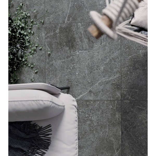 Керамограніт Ceramika Gres Gres Viper Graphite Rect 59,7х119,7 см
