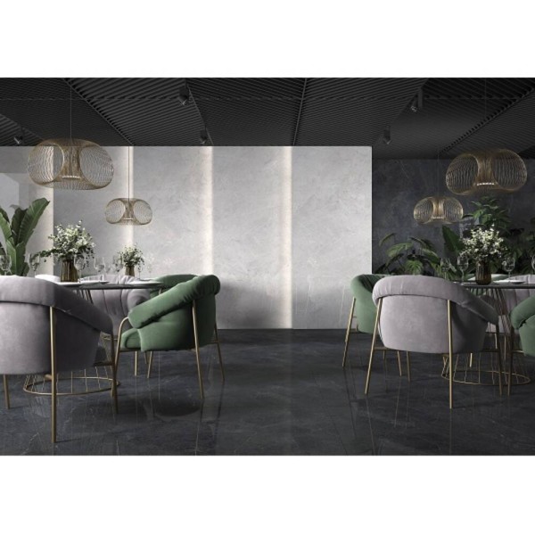 Керамограніт Cerrad Gres Distinct Graphite Silky Cristal 119,7x119,7 см
