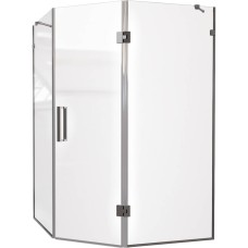Душова кабіна Devit Art 3.0 SE0240 п'ятикутна, розпашна, 100х100 см, скло прозоре, профіль хром
