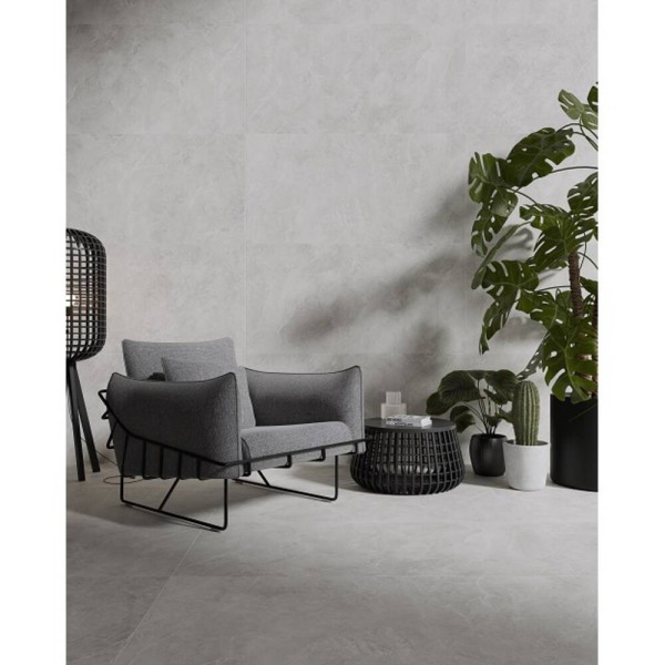 Керамограніт Ceramika Gres Gres Rush White Rect 59,7х119,7 см