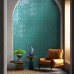 Плитка Monopole Ceramica Melody Turquoise Brillo 20x20 см Плитка Monopole Ceramica Melody Turquoise Brillo 20x20 см