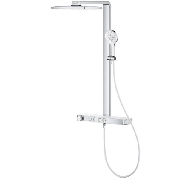 Душова система Grohe Rainshower Aqua Pure 1009620000 з термостатом, хром