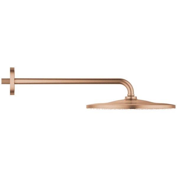 Верхній душ Grohe Rainshower 310 Mono 26558DL0 з кронштейном, теплий захід сонця (брашоване рожеве золото)