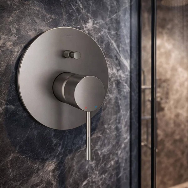Змішувач прихованого монтажу для ванни/душу Grohe Essence 19285AL1 графіт темний матовий